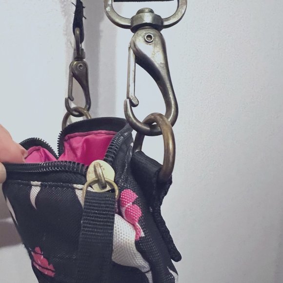 Mixedbag Designs Black and Pink Crossbody Bag - Picture 5 of 11